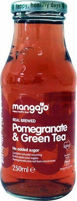 Mangajo Φιάλη Αναψυκτικό Pomegranate & Green Tea Χωρίς Ανθρακικό Χωρίς Ζάχαρη 250ml